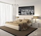 Baisuart-Q30375 Brooklyn Bridge Night View 1 Panels Landscape Artwork Canvas - Image 2
