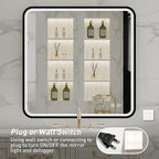 36X36 Inch Black Frame Bathroom - Image 7