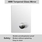 Frameless Mirror, Rectangle Bathroom Mirror - Image 5
