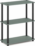 Furinno Turn-N-Tube Storage Shelves, 3-Tier Book Shelf, Corner Shelf, Toolless - Image 5