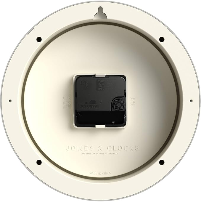 JONES CLOCKS® Fuze wall Clock | Small Round Clock | Yellow | Playful Modern - Image 6