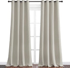 NICETOWN Natural Room Darkening Curtains 90" Long - Image 2