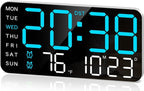 MASHI 8.4''Large Digital Wall Clock, Led Alarm Clock by MASHI