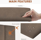 IFNOW Upholstered Wall Mounted Headboard, 3D Peel & Stick Soundproof Wall Panels - Image 4