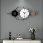 Decorative Wall Clocks for Living Room Decor, Large Modern Metal Wall Clocks by CreativeClock