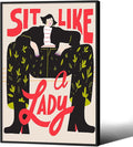 Funky Feminist Wall Art Vintage Trendy Equal Rights Canvas Poster 24x36 inch by Medpol