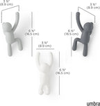 Umbra Buddy Wall Hooks – Decorative Wall Mounted Coat Hooks - Image 3
