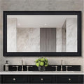 36" x 60" Rustic Wooden Framed Wall Mirror by nolsia