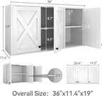 YOURLITE Laundry Cabinet, Medicine Cabinet, Bathroom Kitchen Storage Wall - Image 2