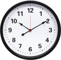 LEIKE Metal Wall Clock 14IN Black, Retro Silent Quartz Battery Operated by LEIKEWALLCLOCK