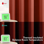 MIULEE Blackout Curtains for Bedroom Living Room 2 Panels, Thermal Insulated - Image 3