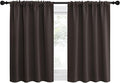 NICETOWN 2 Panels Blackout Curtains, Rod Pocket Thermal Insulated Drapes by NICETOWN