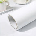practicalWs White Contact Paper 15.7'' x 590.5'' White Peel and Stick Wallpaper by practicalWs