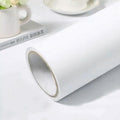 practicalWs White Contact Paper 15.7'' x 236.2'' White Peel and Stick Wallpaper by practicalWs