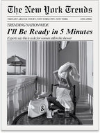 Vintage Newspaper Wall Art Trendy Black and White Aesthetic Posters Funny I'll by FuSatisYilife