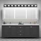 Ralbay 66inch Matte Black Bathroom Vanity Lights Metal Acrylic LED Modern Black - Image 6