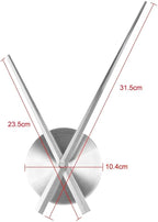 Timelike 3D Clock Hands, DIY Large Clock Hands Needles Wall Clocks 3D Home Art - Image 2