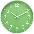 Wall Clock Modern Simple Quartz Decorative Clock Non-Ticking Silent Battery by BAKBRAND