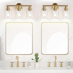 Zarbitta 3-Light Bathroom Light Fixtures, Brushed Brass Bathroom Wall Lights - Image 5