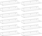 Lifewit Floating Shelves for Bathroom, Acrylic Wall Organizer for Perfume by Lifewit