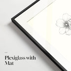 Framed Black and White Botanical Wall Art, Farmhouse Rustic Flower Artwork - Image 6