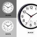 AKCISOT Atomic 10 Inch Wall Clock, Analog Indoor Battery Operated Clock - Image 3