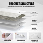 10pcs Marble Peel and Stick Waterproof Wall Panels, Heat-Resistant Backsplash - Image 5