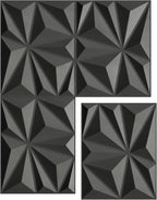 WOWSTAR 31 Sq.Ft. 24-Pack 3D Wall Panels Diamond by WOWSTAR