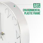 Wall Clock 10 Inch Non-Ticking Silent Modern Simple Style Round Decor Clock - Image 4