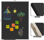 Lockways Magnetic Chalkboard 60 x 40 Inches, Aluminum Frame Large Blackboard - Image 2