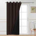 Yakamok 100% Blackout Lined Panels, Thermal Insulated Blackout Curtains by Yakamok