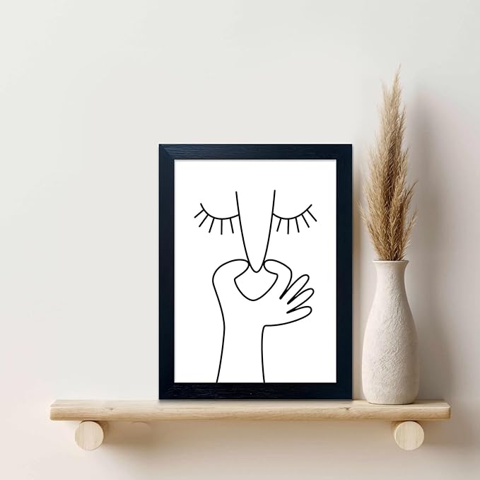 Framed Black and White Bathroom Wall Decor Funny Bathroom Wall Art Bad Smell - Image 8