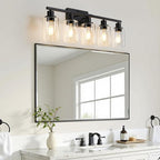 MOKATNG 5-Light Bathroom Light Fixtures, Vanity Light - Image 3