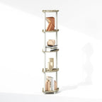 Furinno Turn-N-Tube Storage Shelves, 5-Tier Book Shelf, Corner Shelf, Toolless - Image 8