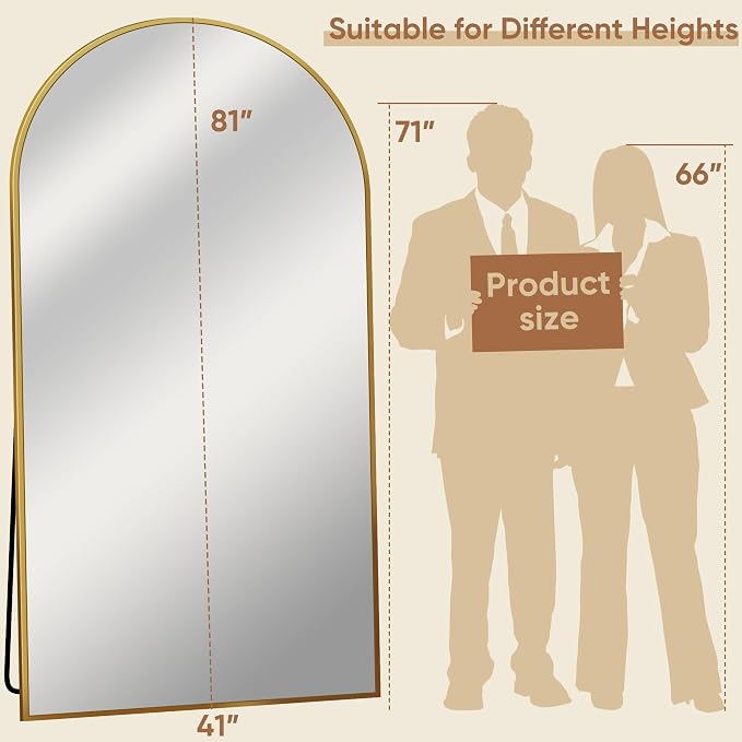 Full Length Mirror, Tall Mirrors Body Floor Mirror - Image 7