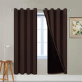 Yakamok Blackout Curtains 72 Inches Long, 2 Thick Layers Grommet Top Thermal by Yakamok