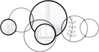 Hicarer Wall Mirror Decorative 41.34'' x 17.72'' Round Modern Metal Wall - Image 2