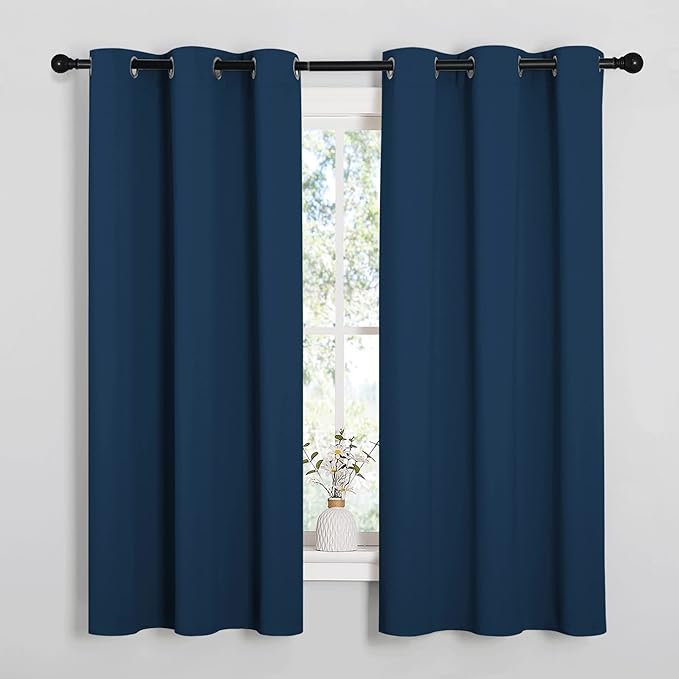 NICETOWN Window Curtain Panels, Thermal Insulated Solid Grommet Blackout by NICETOWN