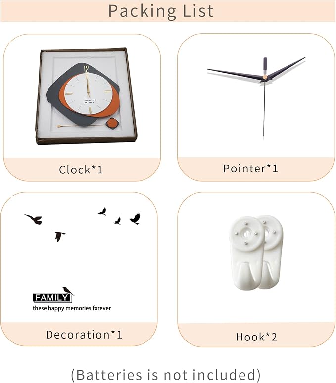 FLEBLE Modern Large Wall Clocks - Image 7