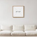 Framed Green Boho Botanical Wall Art, Sage Green Abstract Paintings Artwork - Image 3