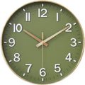HZDHCLH Wall Clocks Battery Operated, 12 inch Silent Non Ticking Modern Wall by HZDHCLH
