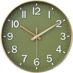 HZDHCLH Wall Clocks Battery Operated, 12 inch Silent Non Ticking Modern Wall by HZDHCLH