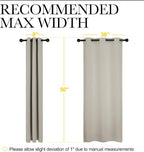NICETOWN Kitchen Curtains for Decoration, Thermal Insulated Grommet Room - Image 7