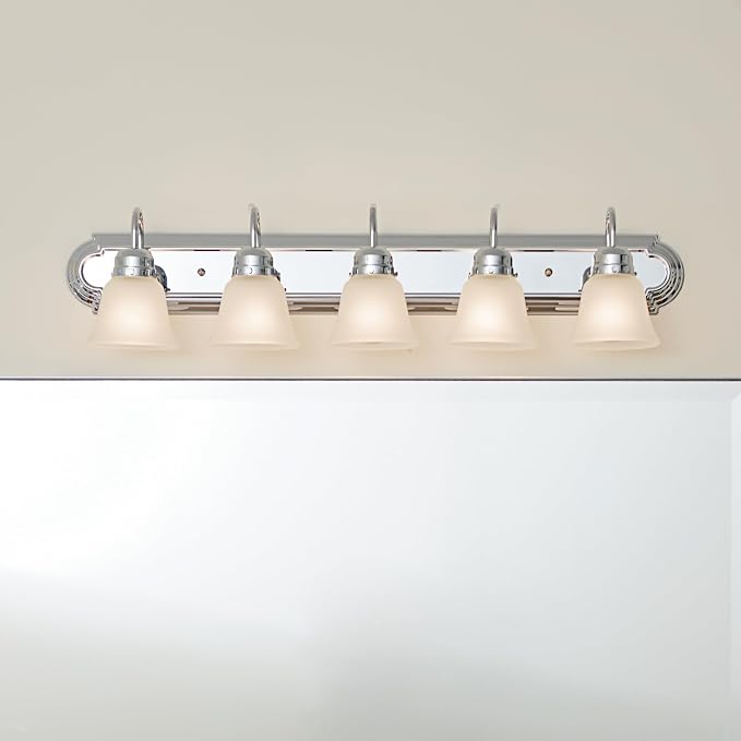 Kichler 5-Light Bathroom Vanity Light Fixture - Image 5
