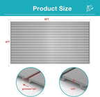 NeatiEase Slatwall Panel Wall Storage Systems, 4 x 8ft Slat Wall Paneling - Image 4