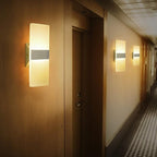 ChangM Modern Wall Sconce 12W, Acrylic Material Hardwired Wall Mounted Wall - Image 2