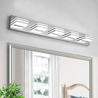 LED Vanity Lighting 30W Lights for Mirror 5 Light Bath Wall Lamps 34 Inch by BrightUpHomeWithLight