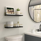 RICHER HOUSE Bathroom Floating Wall Shelf Set of 2 - Image 2