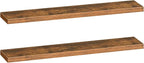 HOOBRO Floating Shelves for Wall, Wall Mounted Shelf Set of 2, for Wall Storage by HOOBRO