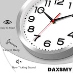 Roymnie Wall Clock Silent Non-Ticking Modern Clock Battery Operated 12 Inch - Image 7